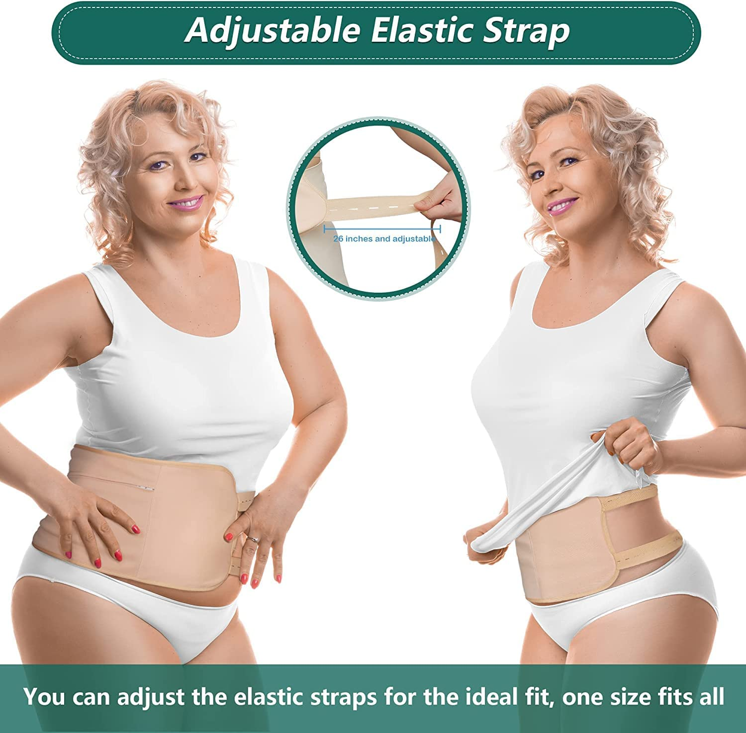 Castor Oil Pack Wrap,Reusable Washable Castor Oil Pack Kit, Castor Oil Pack Compress for Liver Detox, Constipation, Insomnia and Relax for Men and Women image number 1