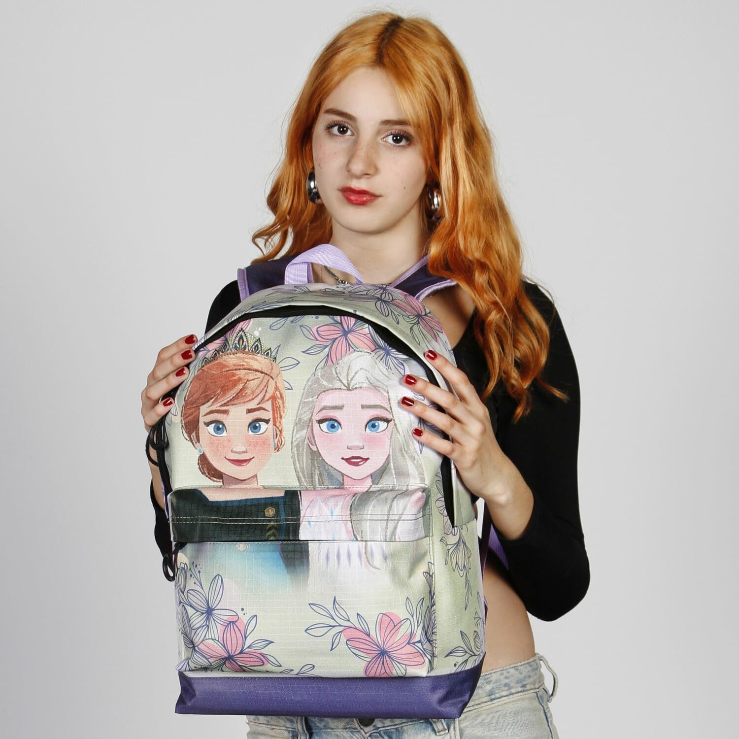 Frozen 2 Emotion-Fan HS Backpack 2.2, Beige, 31 X 44 Cm, Capacity 24 L, Beige, One Size, FAN HS Backpack 2.2 Emotion image number 2