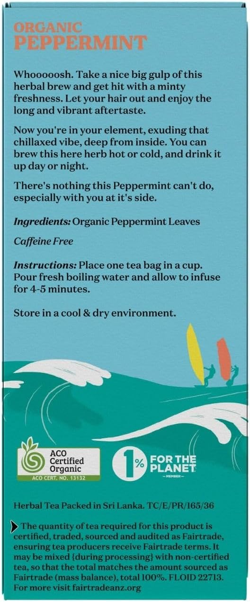 Organic Peppermint Tea Bags 25 Pack image number 3