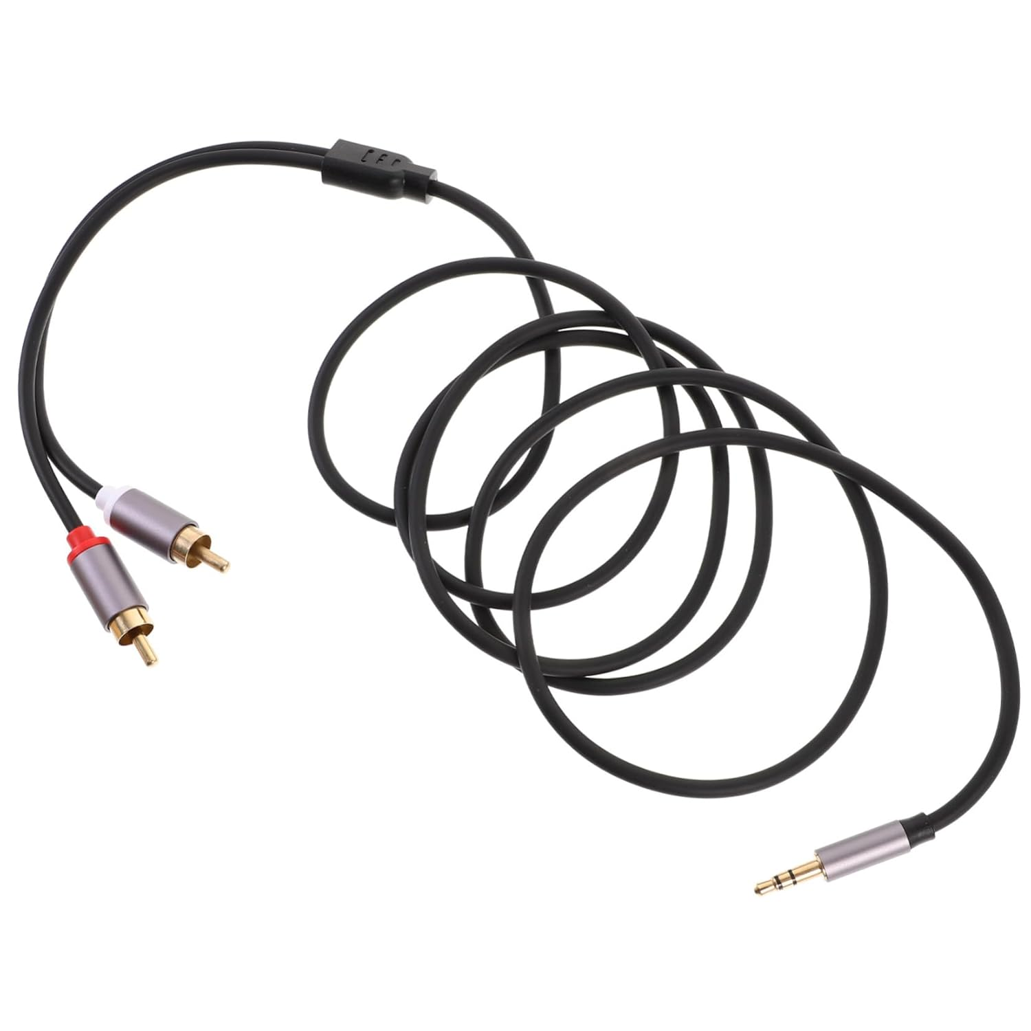 Housoutil 1.5M Double Lotus Audio Cable to Stereo Jack Extension Cable for Headphones and Speakers Auxiliary Cord for Home Theater Setup image number 3