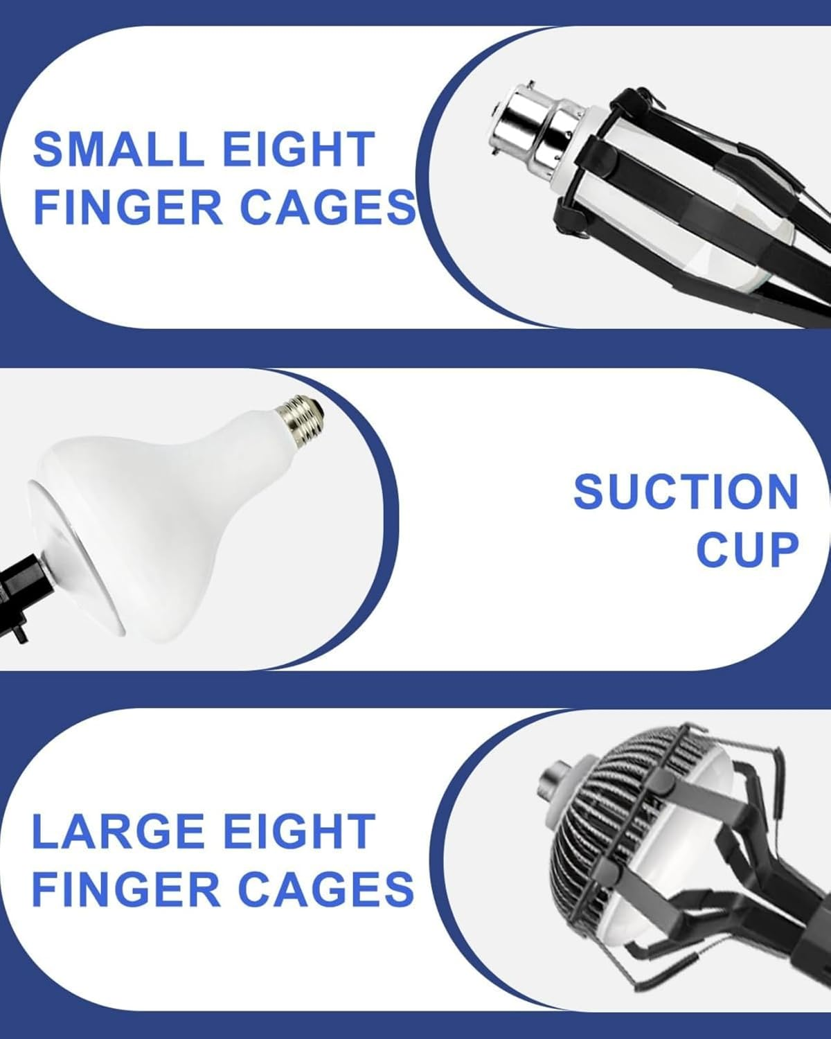 Ssumght 5.5M Reach Light Bulb Changer for High Ceilings with Telescopic Extension Pole, 1-3.6M Light Bulb Extension Pole Changer with Basket and Suction Cup for High Ceilings and Recessed Light,3.6M image number 5