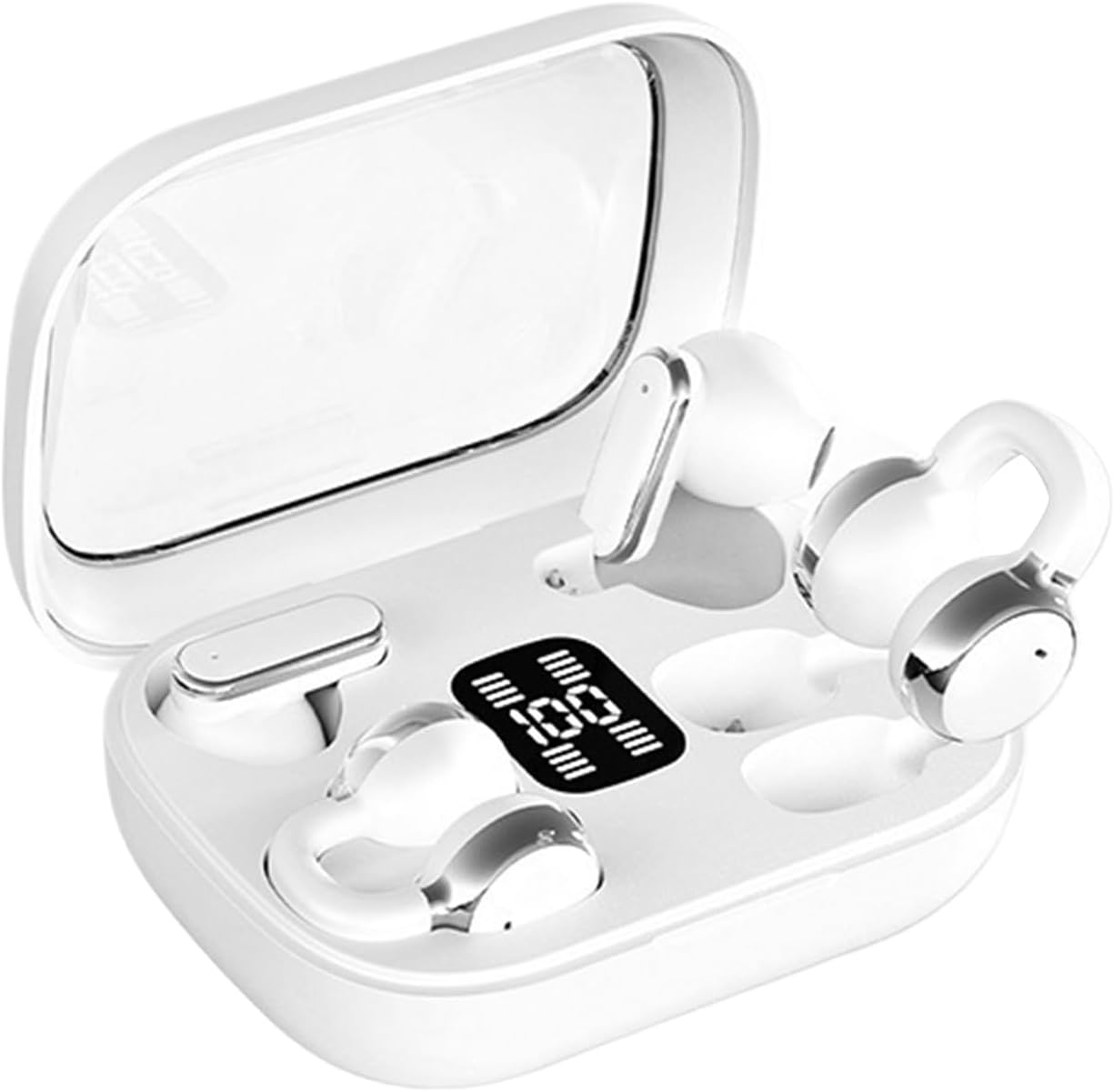 Euyehn Wireless Earbuds - Wireless Earbuds Earphones In-Ear Earbuds,Waterproof Sport Headphone LED Display Long Playtime Electronic Accessories for Workouts Meeting Gym image number 1