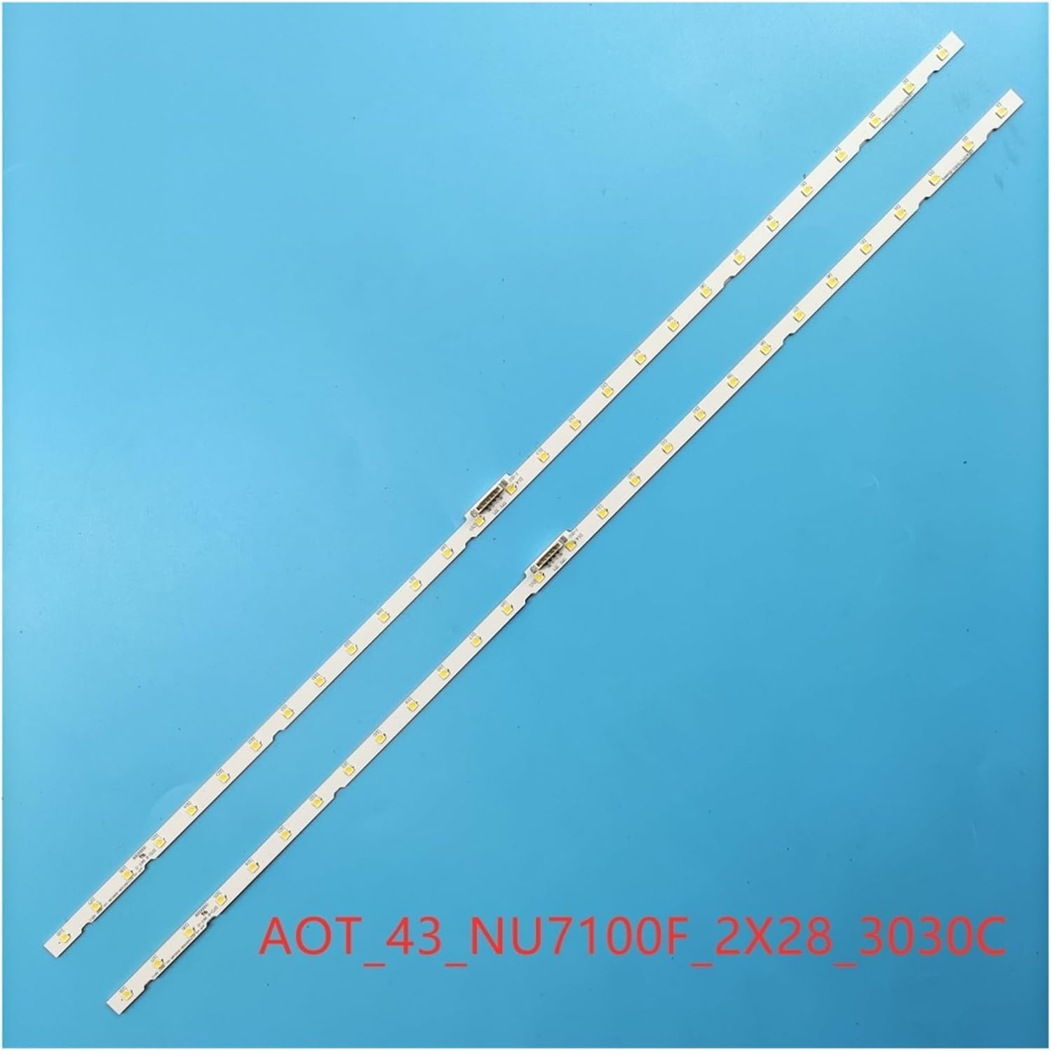 LED Backlight Strip 28 Lamp for 43" TV UE43NU7100U A.-OT_43_NU7100F_2X28_3030C BN44-00947A UE43NU7120U UE43NU7170U (Color : 10 Pieces 5TV) - 2 Pieces 1Tv image number 3