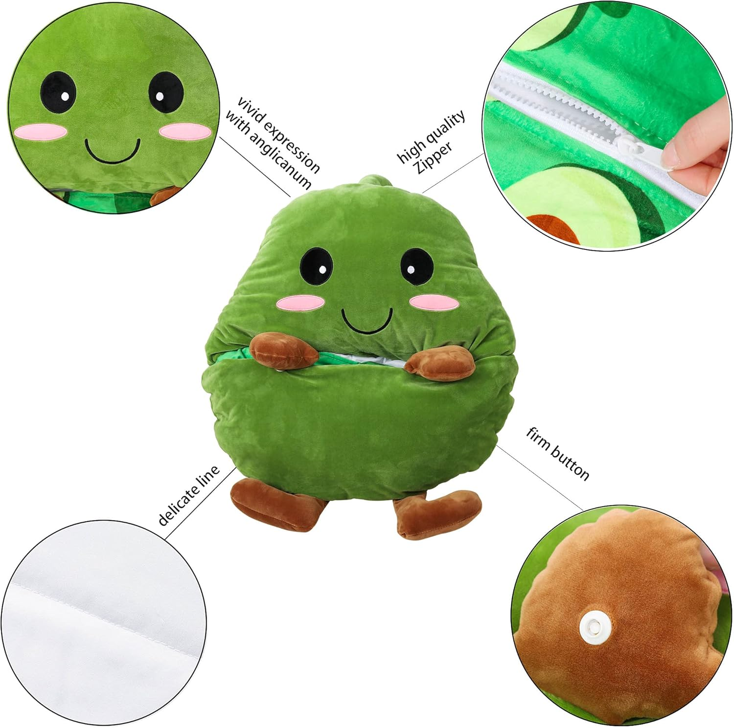 Kids Sleeping Bag with Pillow Toddler Fluffy Sherpa Winter Blanket Camping Sleeping Bags for Boys or Girls image number 2