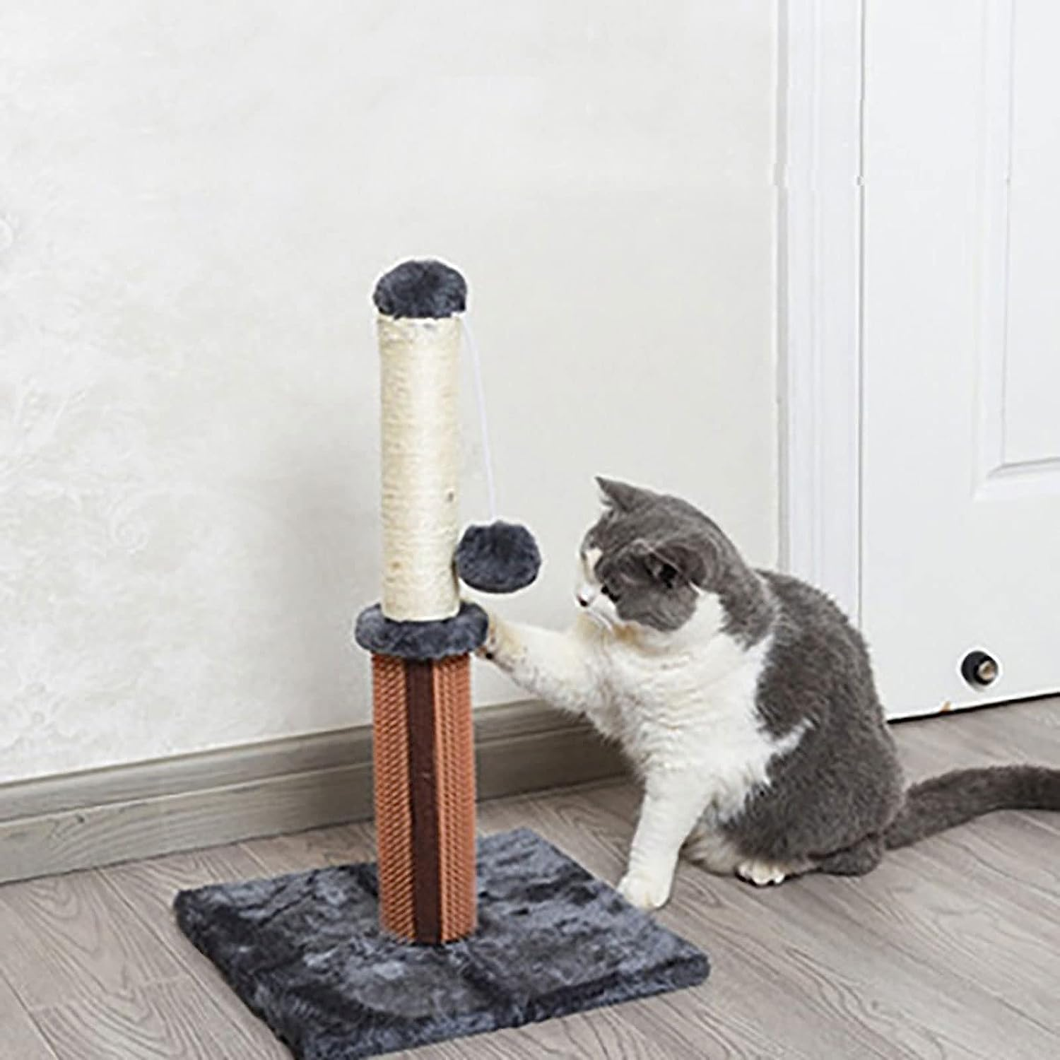 Cat Tree Scratch Resistant and Durable Cat Tower Cat Scraper Scratching Post Brush Sisal Cat Climbing Frame Cat Condo - A image number 6