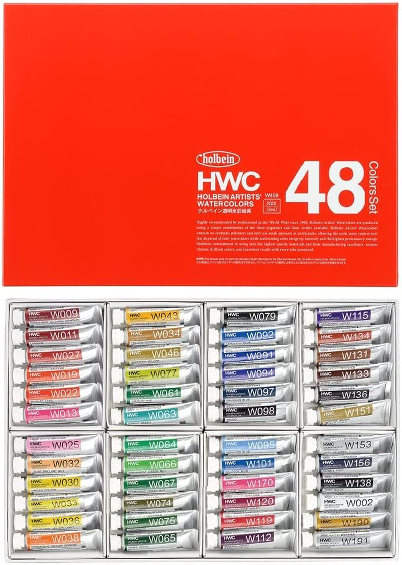 Holbein Wc W409 Set of 48 5Ml Tubes image number 1