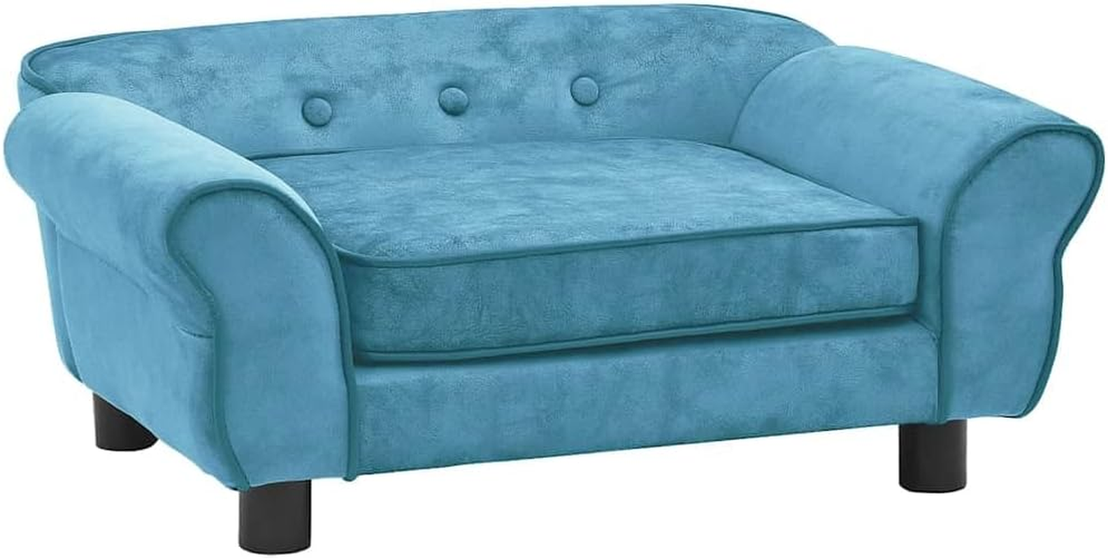 Dog Sofa Turquoise 72X45X30 Cm Plush Pet Bed Comfortable Furniture for Dogs image number 1