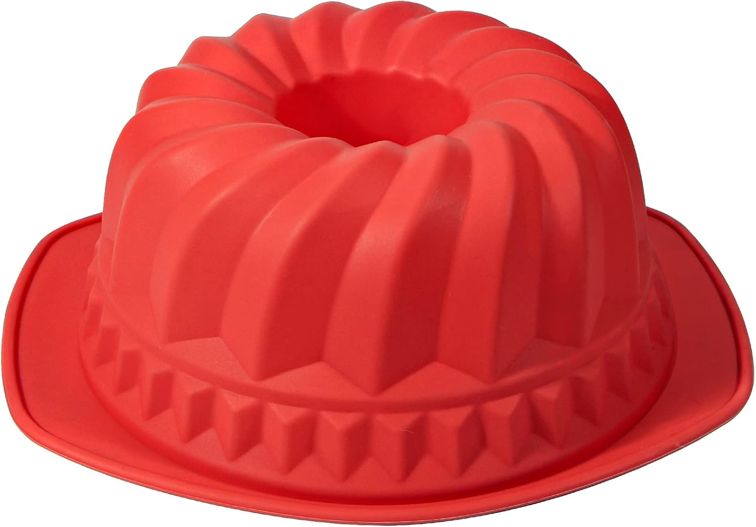 Webake Silicone Fluted Bundt Cake Baking Pan Nonstick Cake Baking Mold Bakeware Fda-Approved image number 2