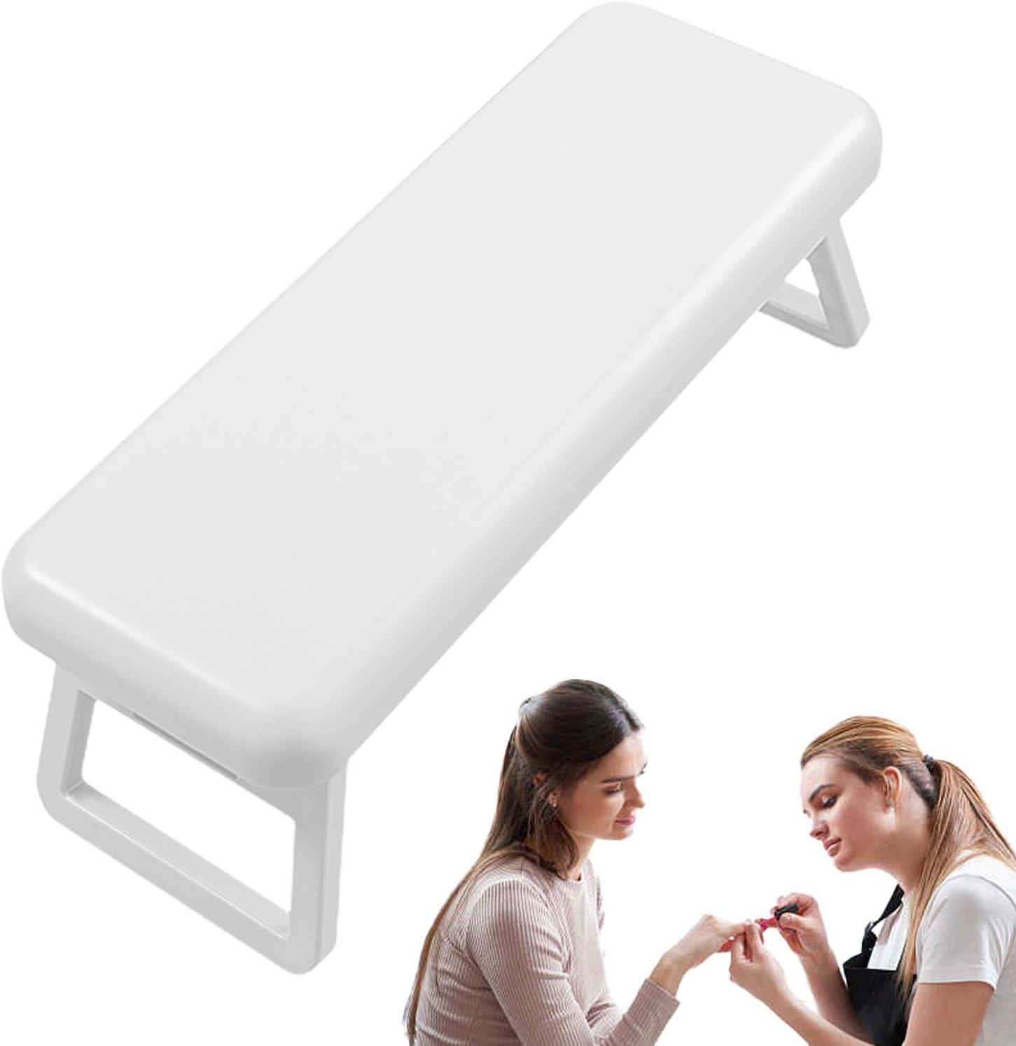 Nail Pillow Hand Rest | Stable Nail Arm Rest, Manicure Hand Pillow - Foldable Hand Holder for Nails Tech, Portable Nail Armrest, at Home, Professional Nail Salon, Out for Services image number 2