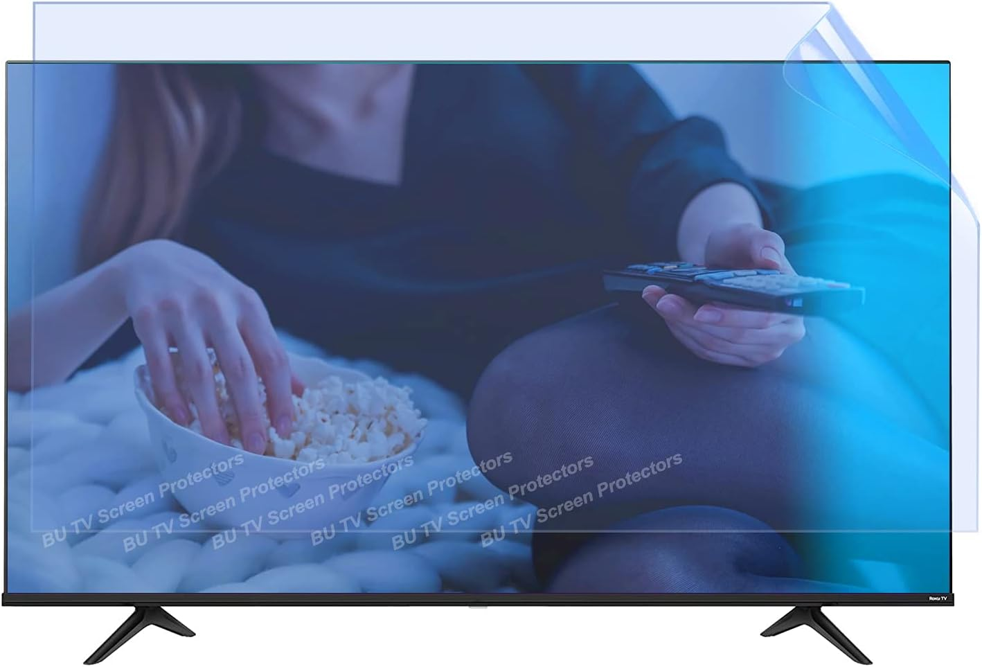 43" 50" 55" 65" TV Screen Protector, Frosted anti Glare/Anti Blue Light/Dustproof Filter Film, Protect Your Eyes for LCD, LED, 4K OLED & QLED HDTV Displays,42" 917 * 516 image number 1