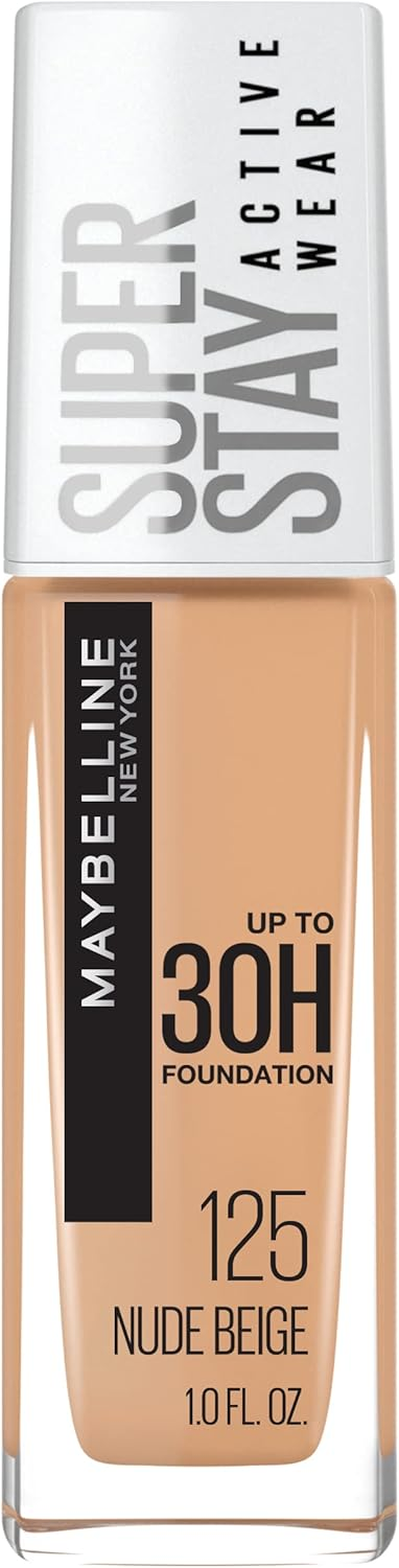 Maybelline New York Super Stay Full Coverage Liquid Foundation Active Wear Makeup, up to 30Hr Wear, Transfer, Sweat & Water Resistant, Matte Finish, Warm Nude, 1 Count