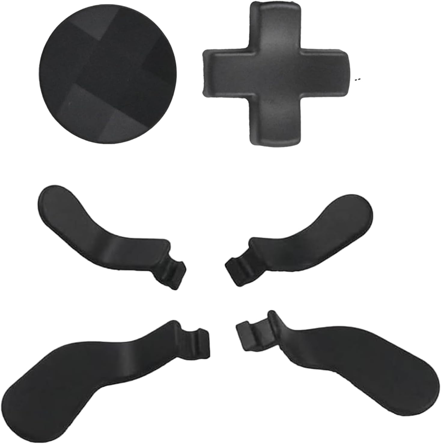 6 in 1 Metal D-Pads and Paddles Accessory Kits for Xbox Elite Series 2 Controller,Elite Series 2 Core Accessory Replacement Parts(Black)