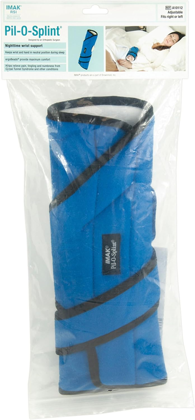 IMAK RSI Pil O Splint Wrist Support for Carpal Tunnel, Universal Size image number 1