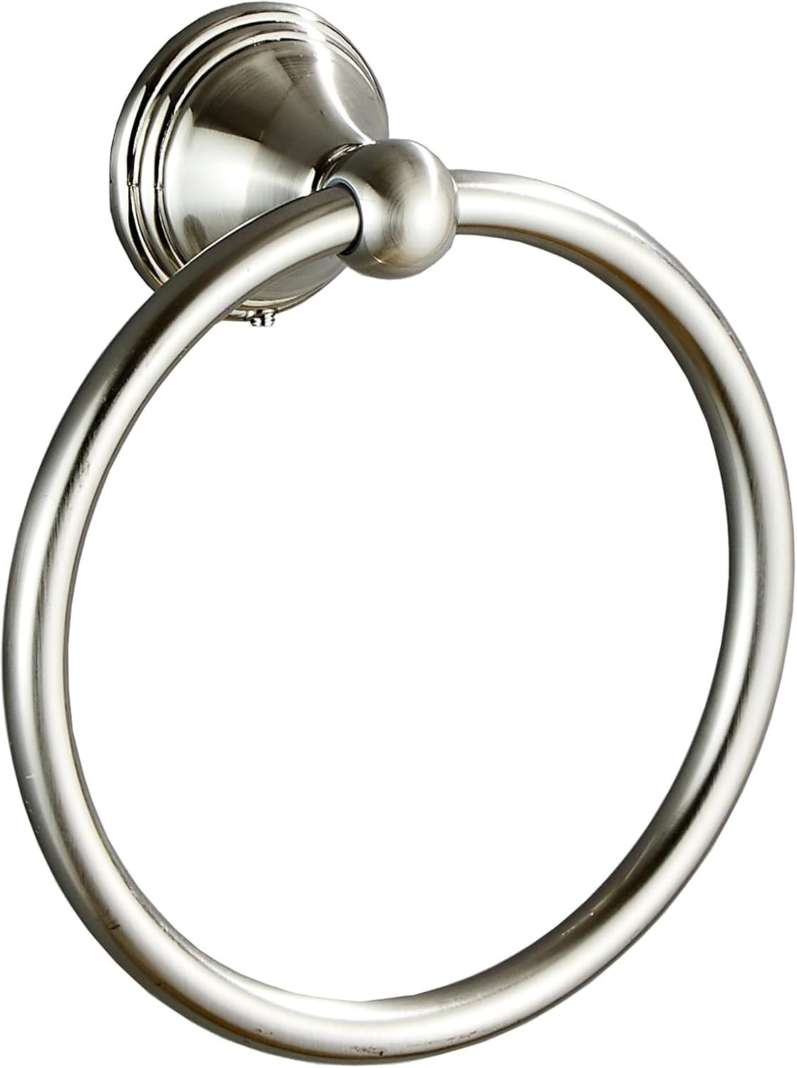 Matte Black Towel Ring for Bathroom 1 Pack, Kitchen Bath Towel Holder Hangers Wall Mount Heavy Duty Storage Stainless Steel&hellip;