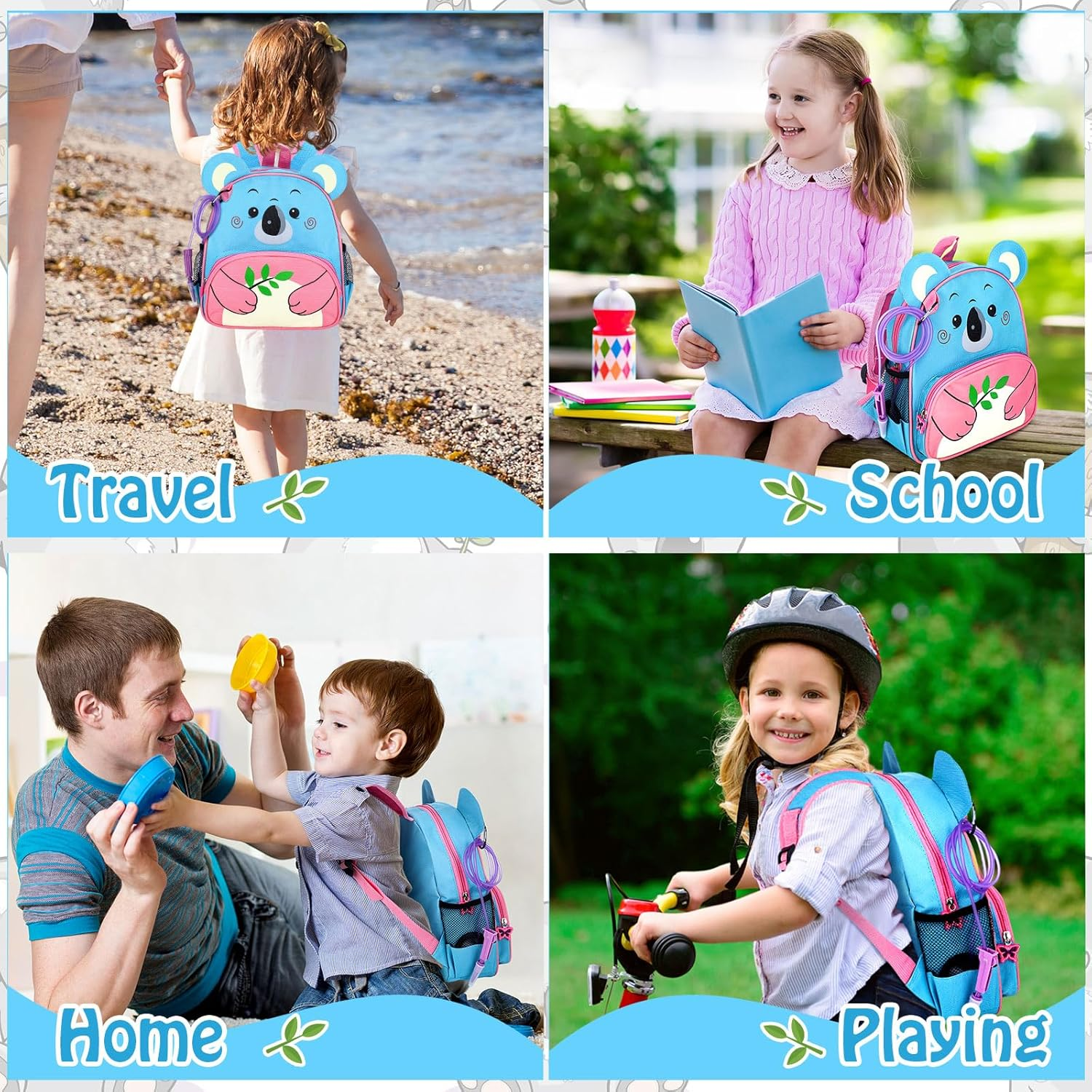 Siltriangle Feeding Tube Backpack G Tube Gj Backpack for Enteral Feeding Pump Gtube Accessories, Bag Only(Koala) - Koala image number 4