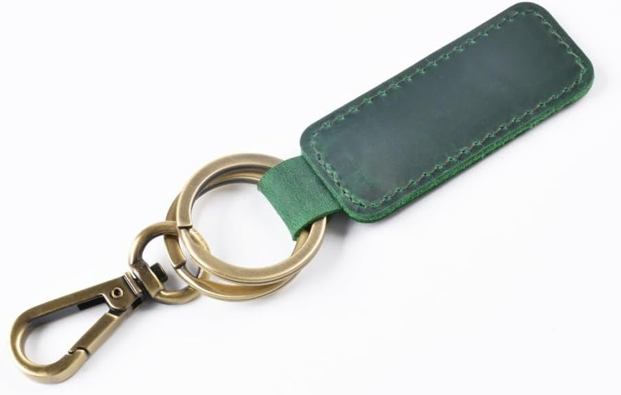 Keychain Men Leather, Key Chains for Car Keys, Classic Style Keychain Car Accessories image number 2