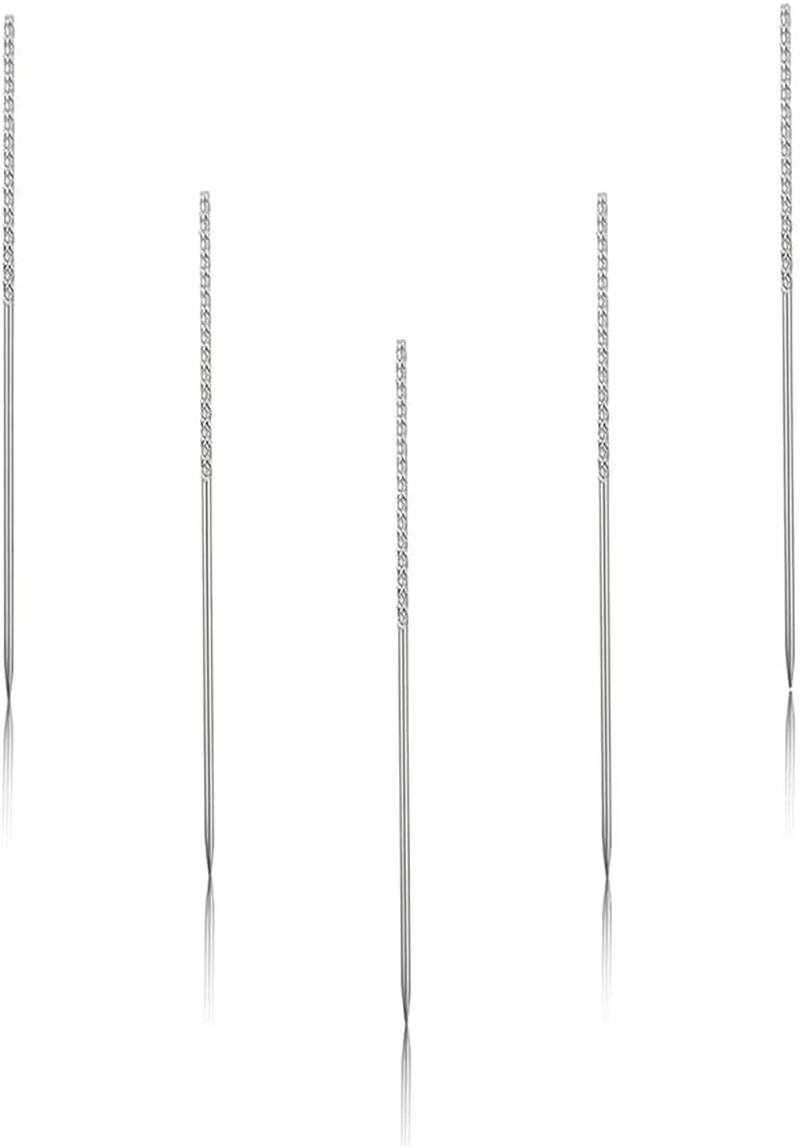 NYGHMY 15 Pcs Extra Fine Snag Repair Tool, Repair Sewing Tools, Silver, High Carbon Steel, 60 X 0.8Mm image number 2