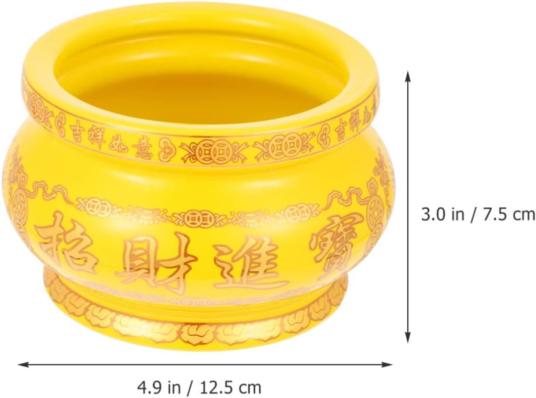 GANAZONO Vintage Ceramic Incense Burner for Sticks Zen Style Buddha Incense Holder Tray for Home Decor and Meditation image number 4