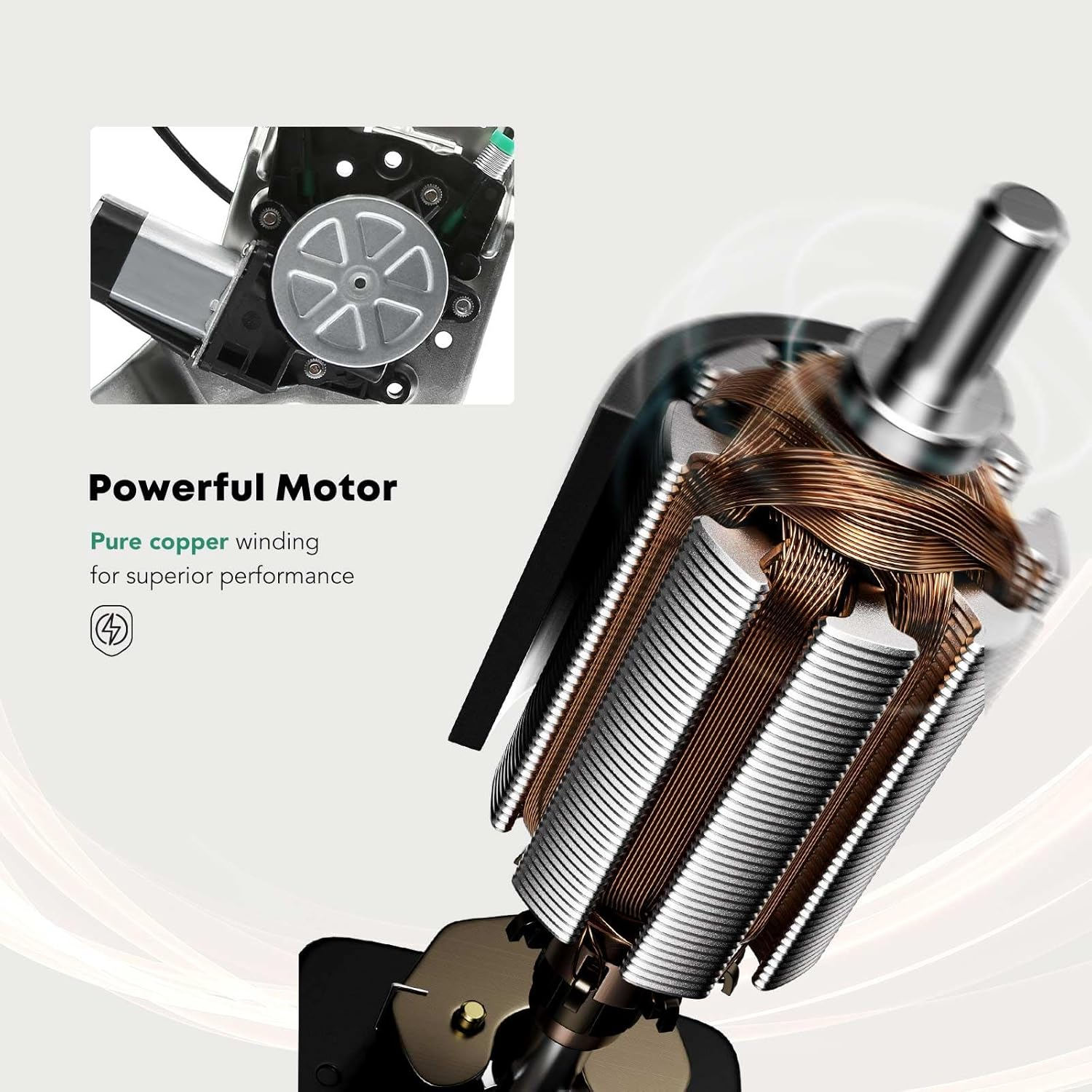 YHTAUTO Rear Passenger Side Power Window Regulator with 2-Pin Motor Assembly for BMW E46 325I 325Xi 330I 330Xi 2001-2005, 323I 328I 1999-2000 image number 3