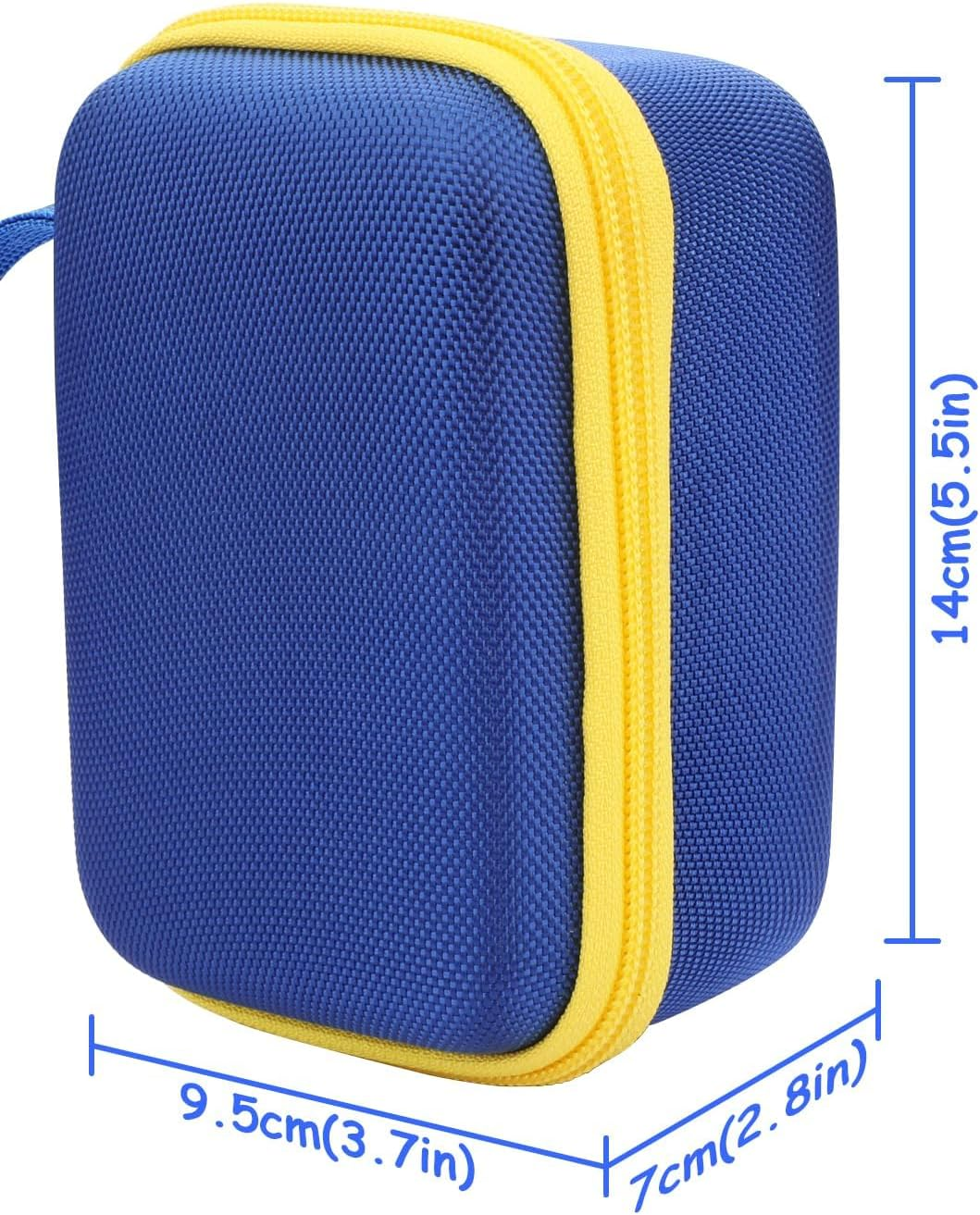 Hard Travel Case Compatible with Yoto Mini 2024 Edition, Kids Audio & Music Player, Portable Holder Bag for Children&rsquo;S Speaker Plays Audiobook Cards Blue Yellow image number 4