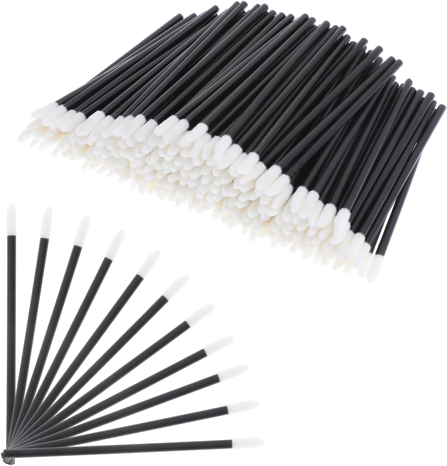 200 Pcs Black Foam Swab 3.6 Inch Cleaning Swabs Foam Tips Sponge Sticks for Printer Electronics Camera Optical Lens image number 2