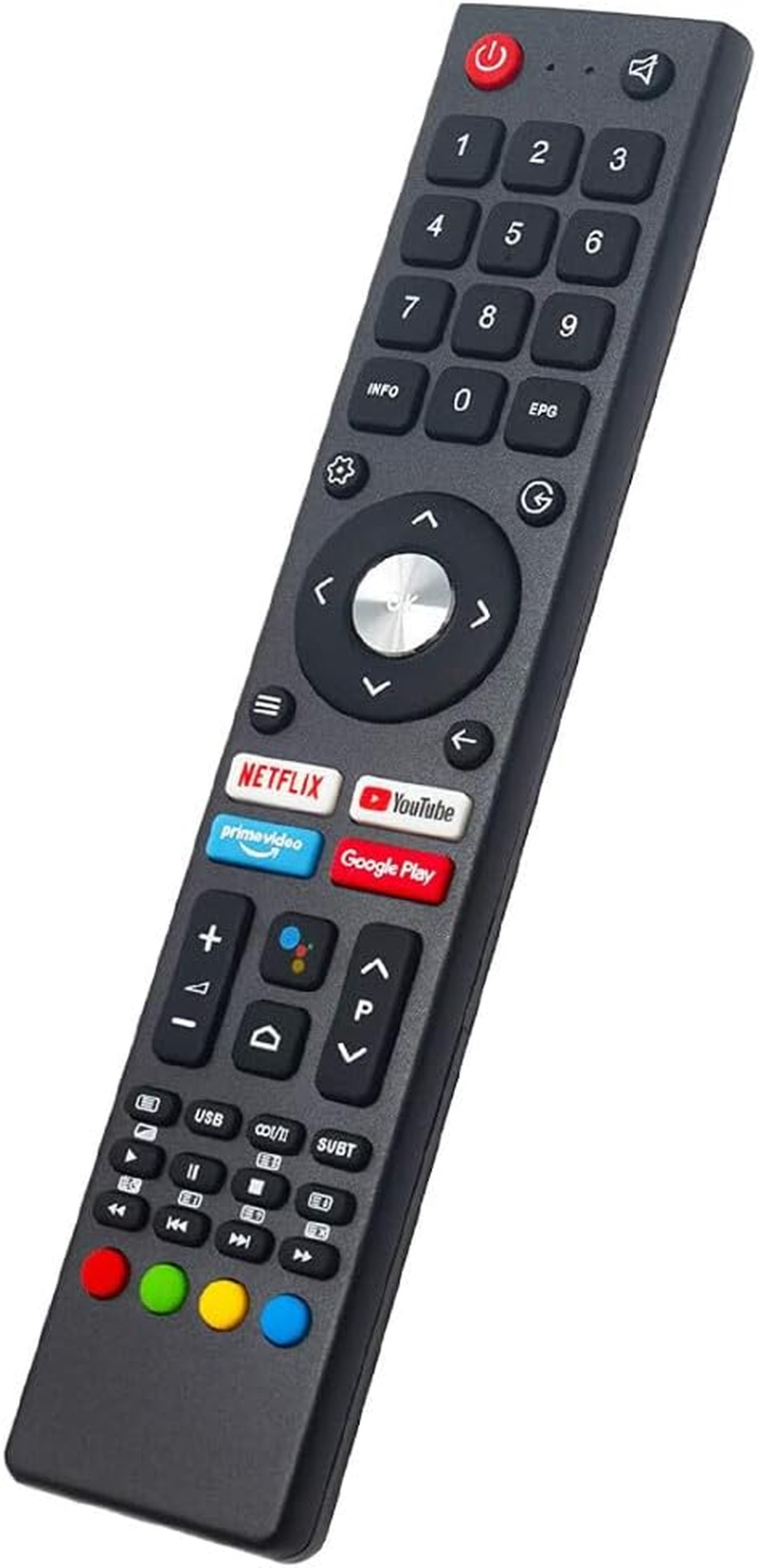 For Kogan TV Replacement Remote Control RCKGNTVT006 T006 YDX137-G36 Series 9 LCD LED, RM-C3362 RM-C3367 RM-C3407 Replacement Remote for CHIQ JVC Smart TV Televisions, No Voice Function