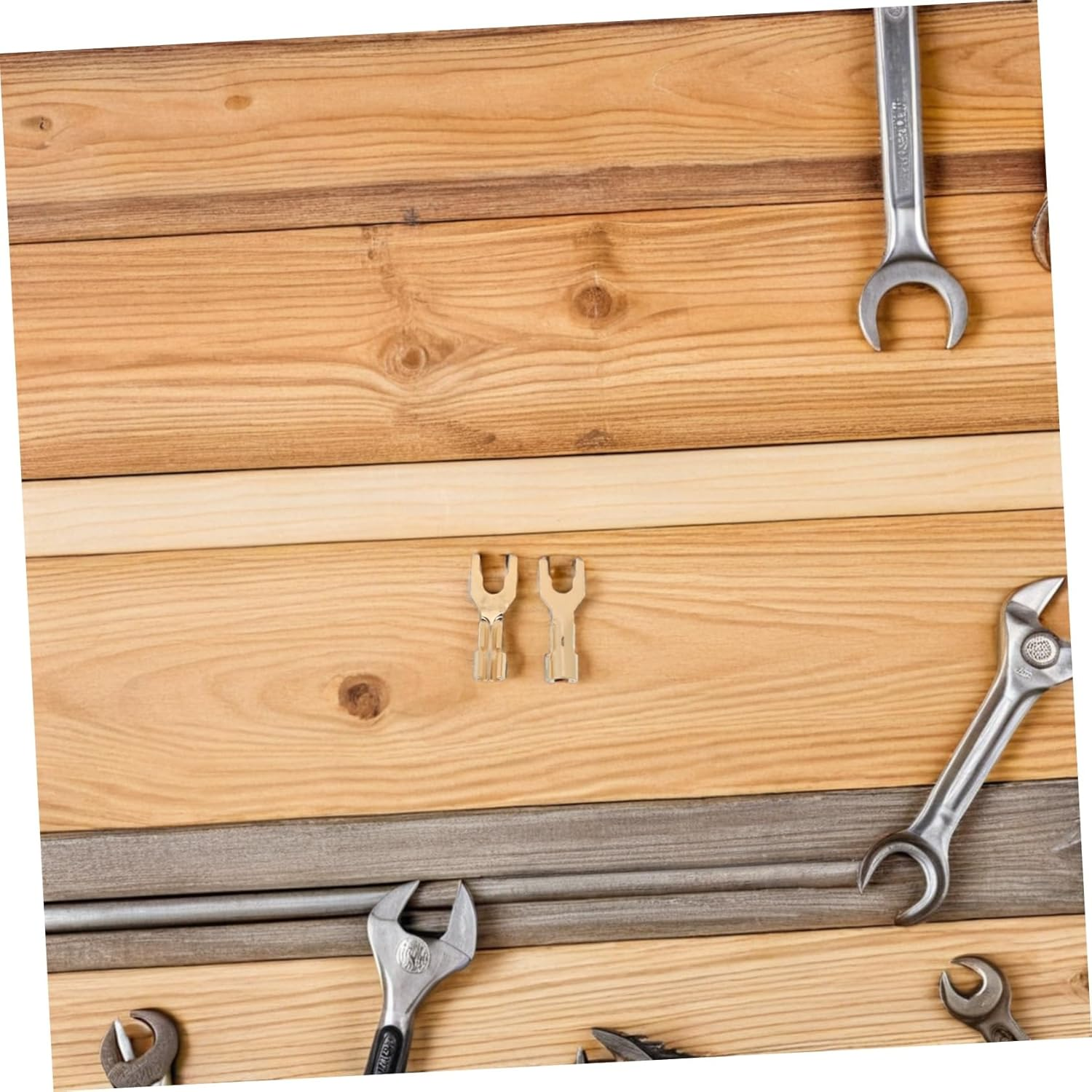 MINAOLULUS 2Pcs Speaker Connector Banana Plugs Spade Audio Adapters Plated Hifi Speaker Wire Connectors for Home Theater and Professional Audio Systems Enhanced Signal Transmission and Design