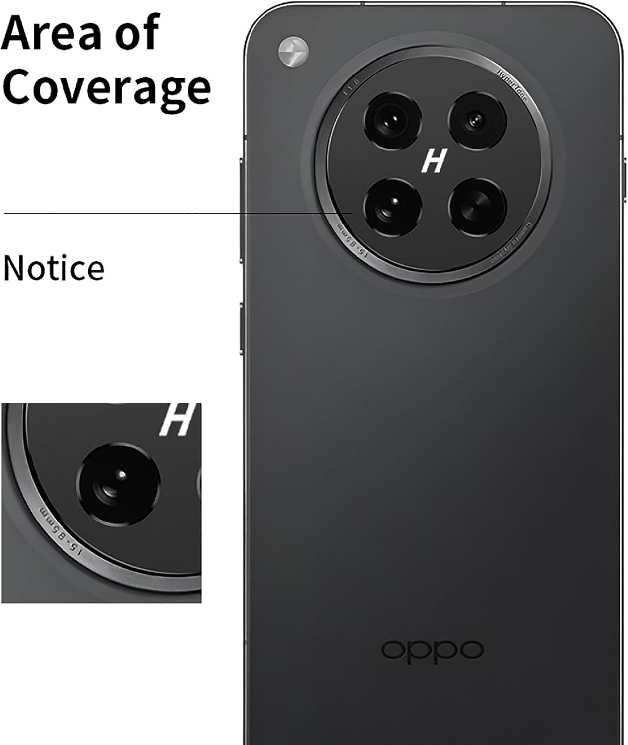 GIOPUEY Camera Screen Protector Compatible with Oppo Find X8 Ultra, [Pack of 2] Metal Camera Protective Frame, [Scratch-Resistant] Protective Film Camera - Black image number 4