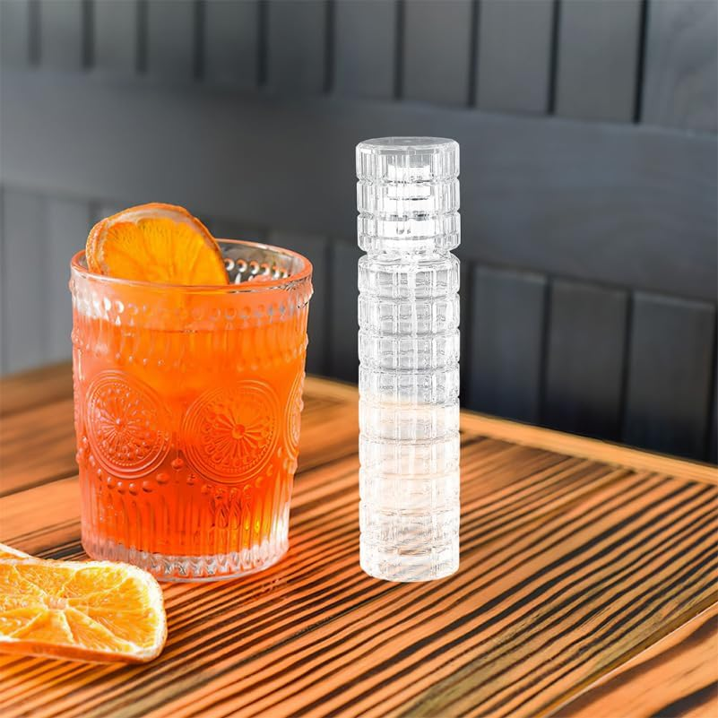 Luxshiny 2Pcs Bar Bitters Spray Bottle Cocktail Atomizer Bitters Bottle Bitters Sprayer Atomizer Spray Perfume Vermouth Spray Canister Cocktail Sprayer Empty Bottle Spray Transparent Glass