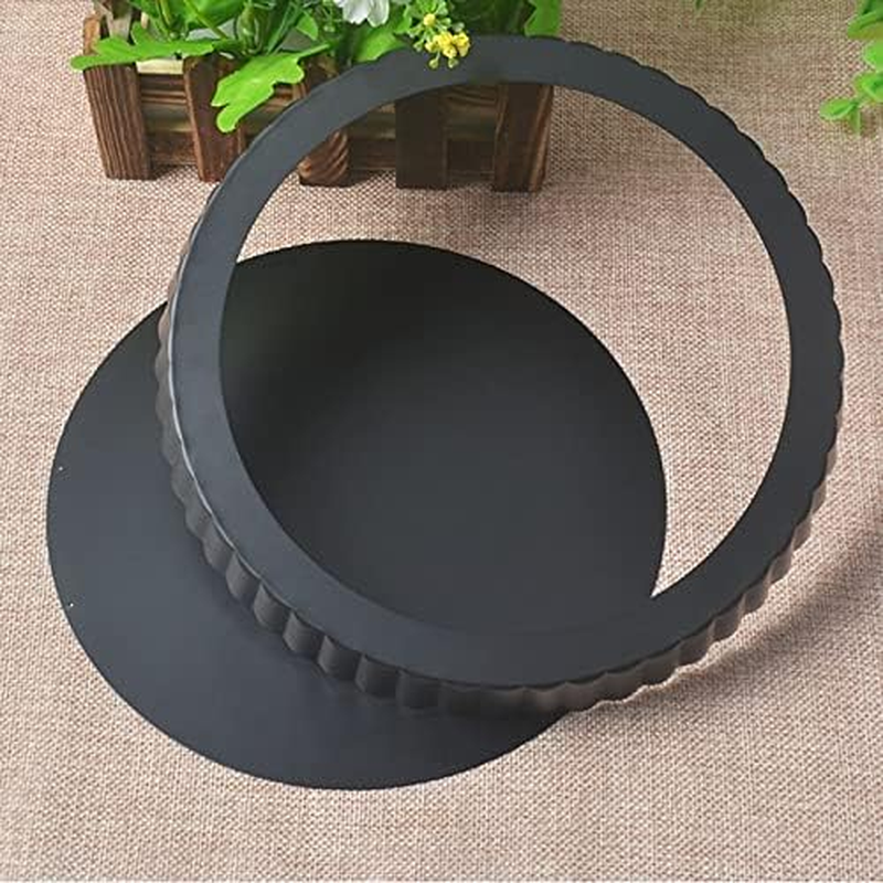 9 Inch Pizza Pie Pan Removable Bottom Baking round Cake Mold Christmas Baking Dishes Kitchen Tools Zhengpingpai image number 4
