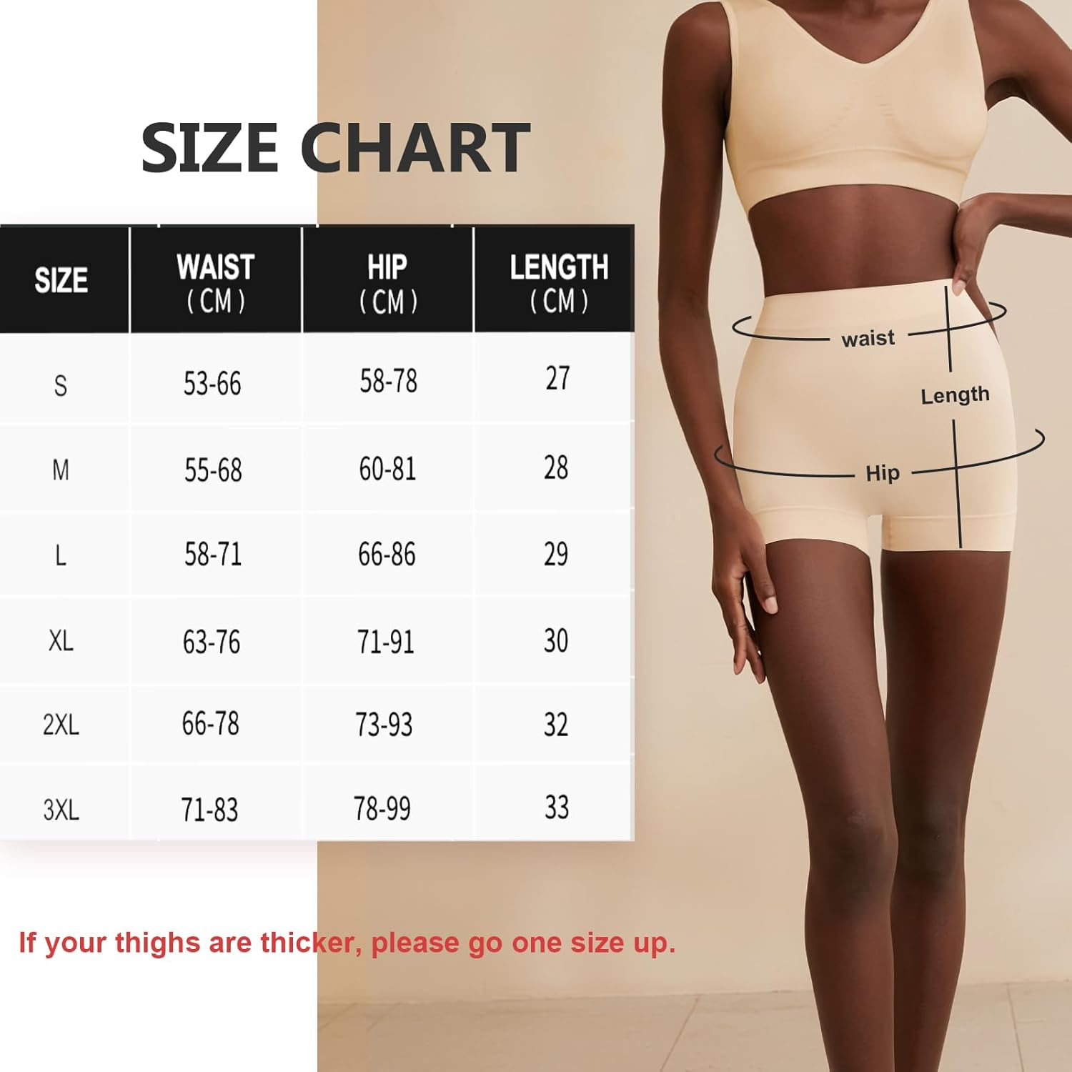 SIMIYA Womens Shorts Underwear High Waisted Seamless Smooth anti Chafing Slip Boyshorts Panties for under Dress Summer