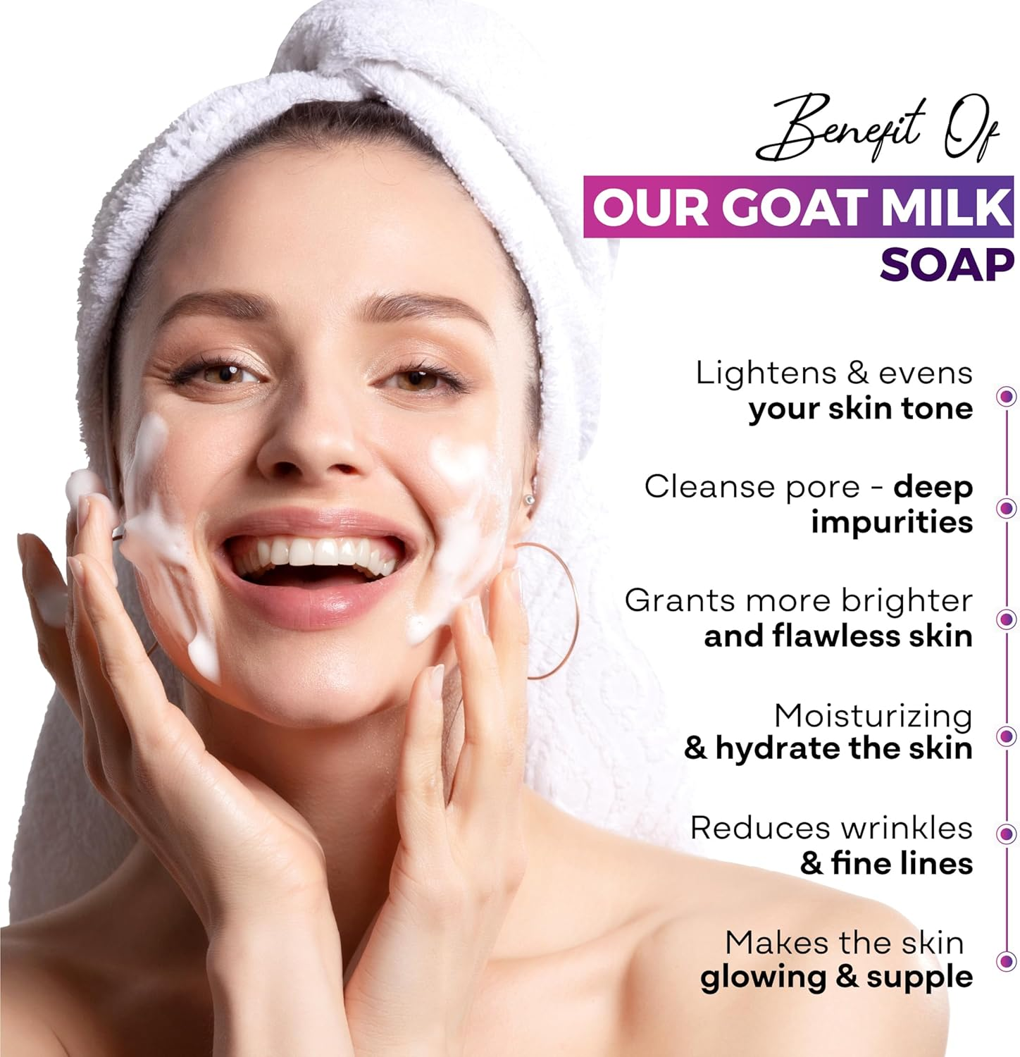 Vcare Goat Milk White Soap, 125 Gm, Pack of 2 image number 6