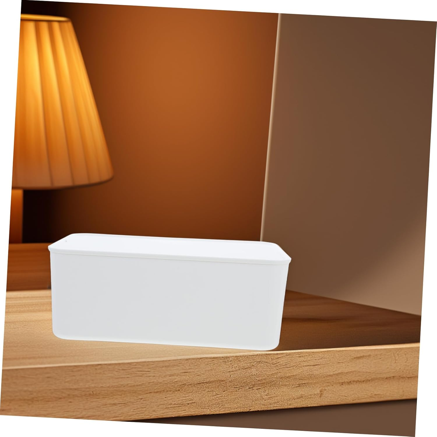 Storage Box Compact Wipes Dispenser for Bathroom Kitchen Office Easy to Pull Lid Storage image number 2