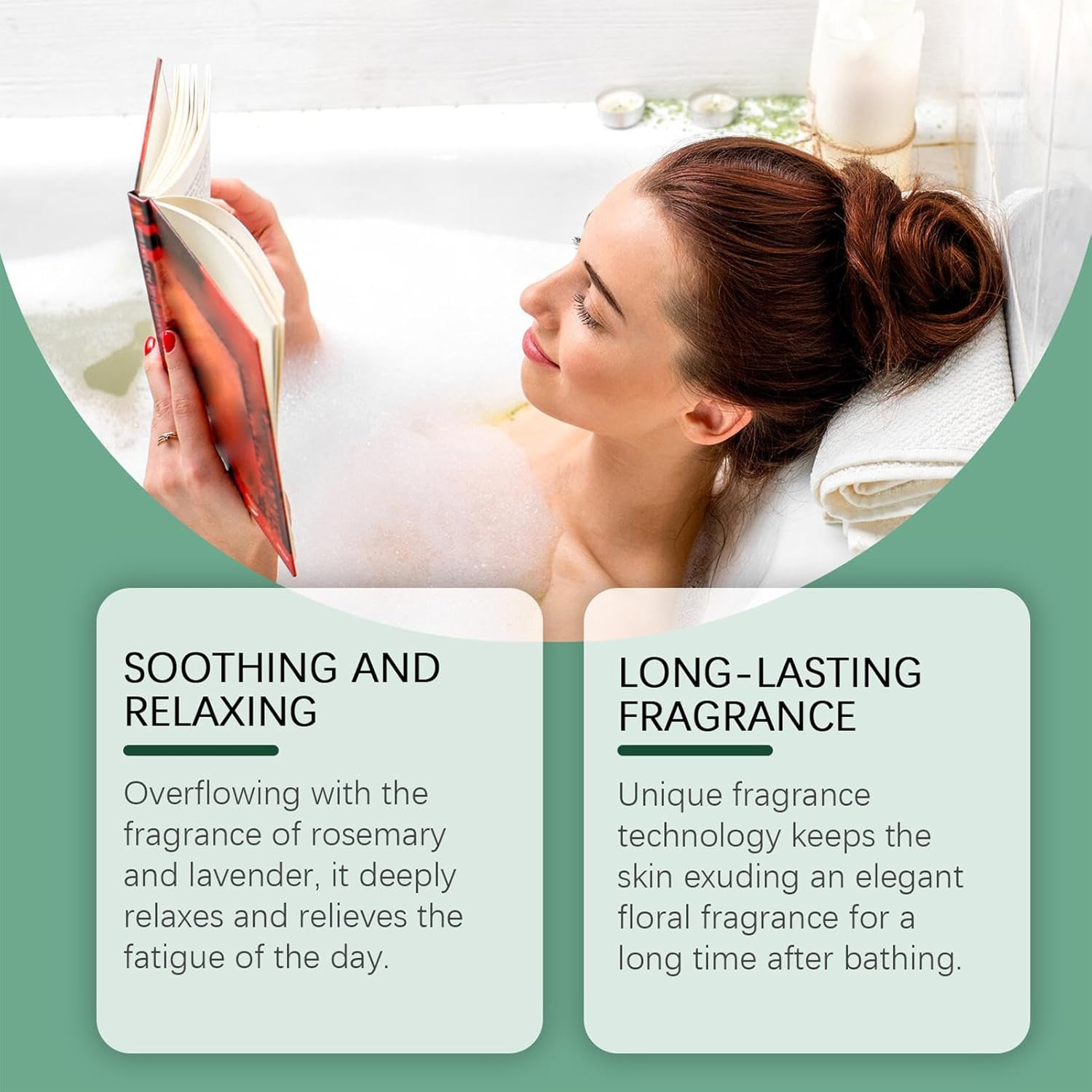 Bath Ball for Kids | 6X Handmade Bubble Bath Balls | Organic Spa Relaxing Bath Balls, Christmas Bubble Bath Shower Salts for Women & Men, Girls, Wife image number 3