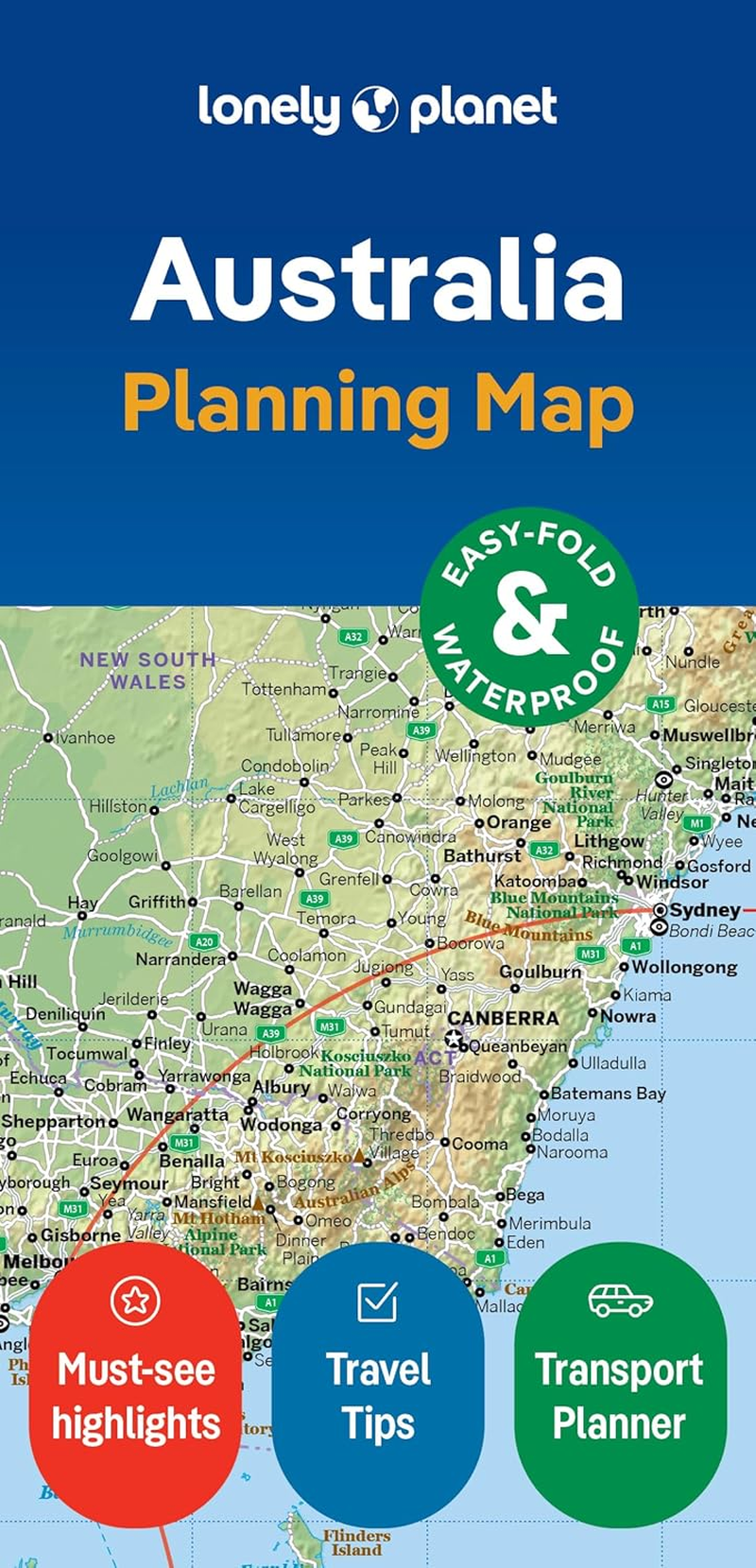 Lonely Planet Australia Planning Map image number 1