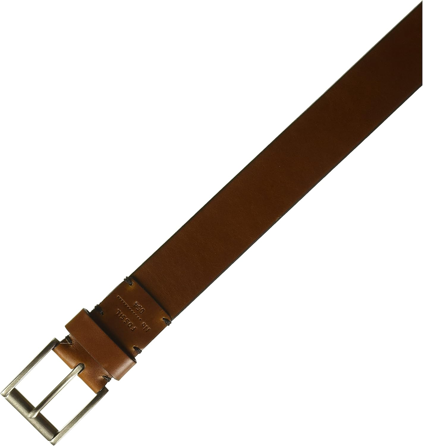 Fossil Men'S Brown Leather Dacey Belt image number 2