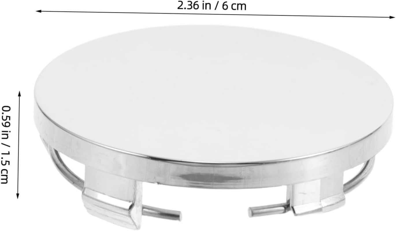 NULYLU 4 Pcs Wheel Center Caps for Car Rim Hub Covers Chrome Replacement Caps for Suvs Trucks and Rvs Versatile Stylish Automotive Accessories image number 3