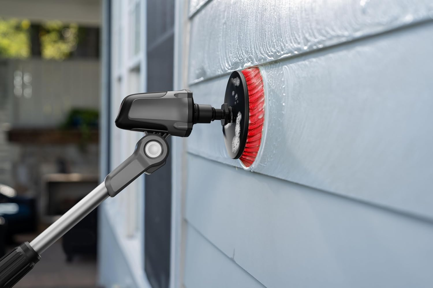 Hoover ONEPWR Telescopic Cordless Scrubber, 1M+ Extended Reach, Electric Spin Scrubber for Grout, Tile, Shower, Boats and Outdoor Cleaning, with Rechargable Battery image number 5