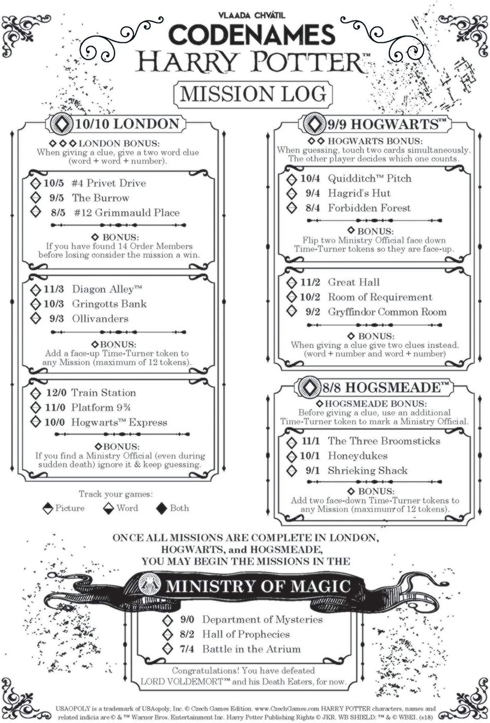 Usaopoly 59579 Codenames Harry Potter Card Game, Pack of 1 image number 5