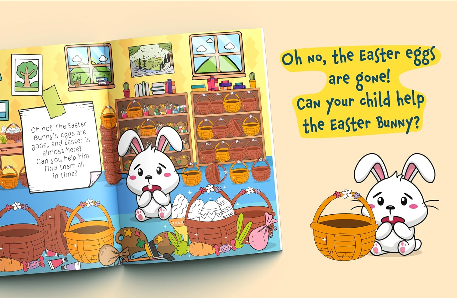 I Spy Easter Eggs: Find the Easter Bunny'S Hidden Eggs and Become the Easter Hero! a Cute Easter Basket Stuffer for Toddlers 2-5 image number 3