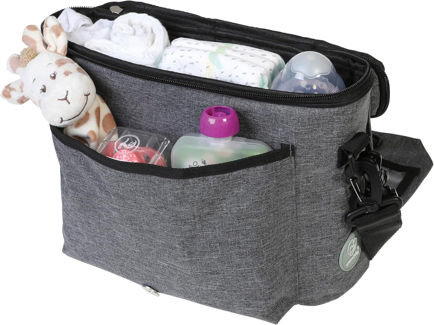 Dreambaby Diaper Tote Bag, Gray, Gray, Diaper Tote Bag image number 4