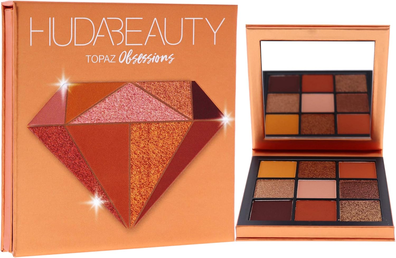 Huda Beauty Topaz Obsessions Eyeshadow Palette, 2 Ml, Bronze