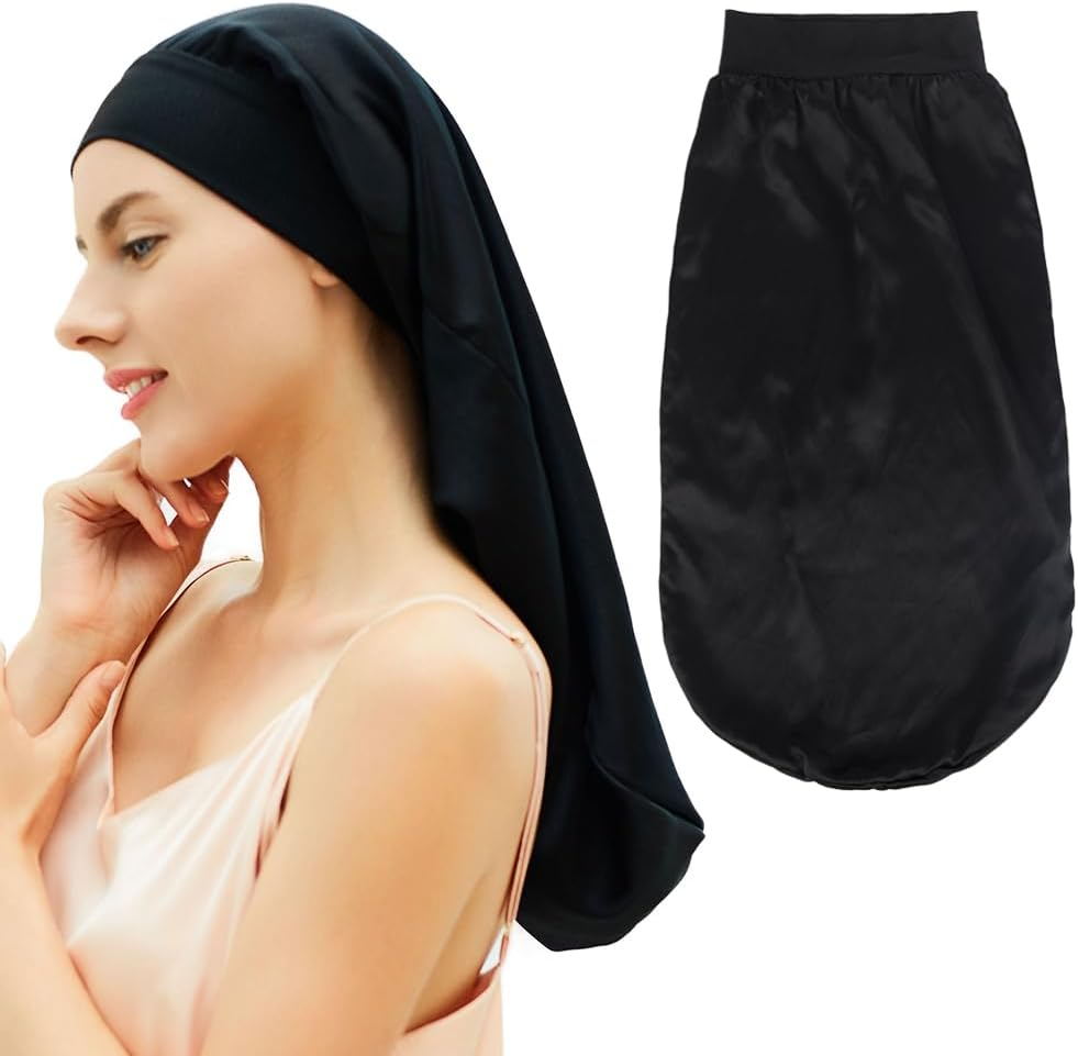 Long Hair Care Classic Bonnet Silk Sleeping Prevention Frizz