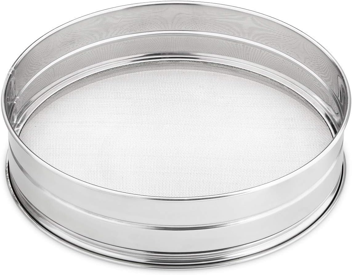 Thermohauser 8300003397 Large Sieve (Stainless Steel), Fine, Mesh Size 2.5 X 1.4 Mm, Diameter 35.0 Cm image number 2