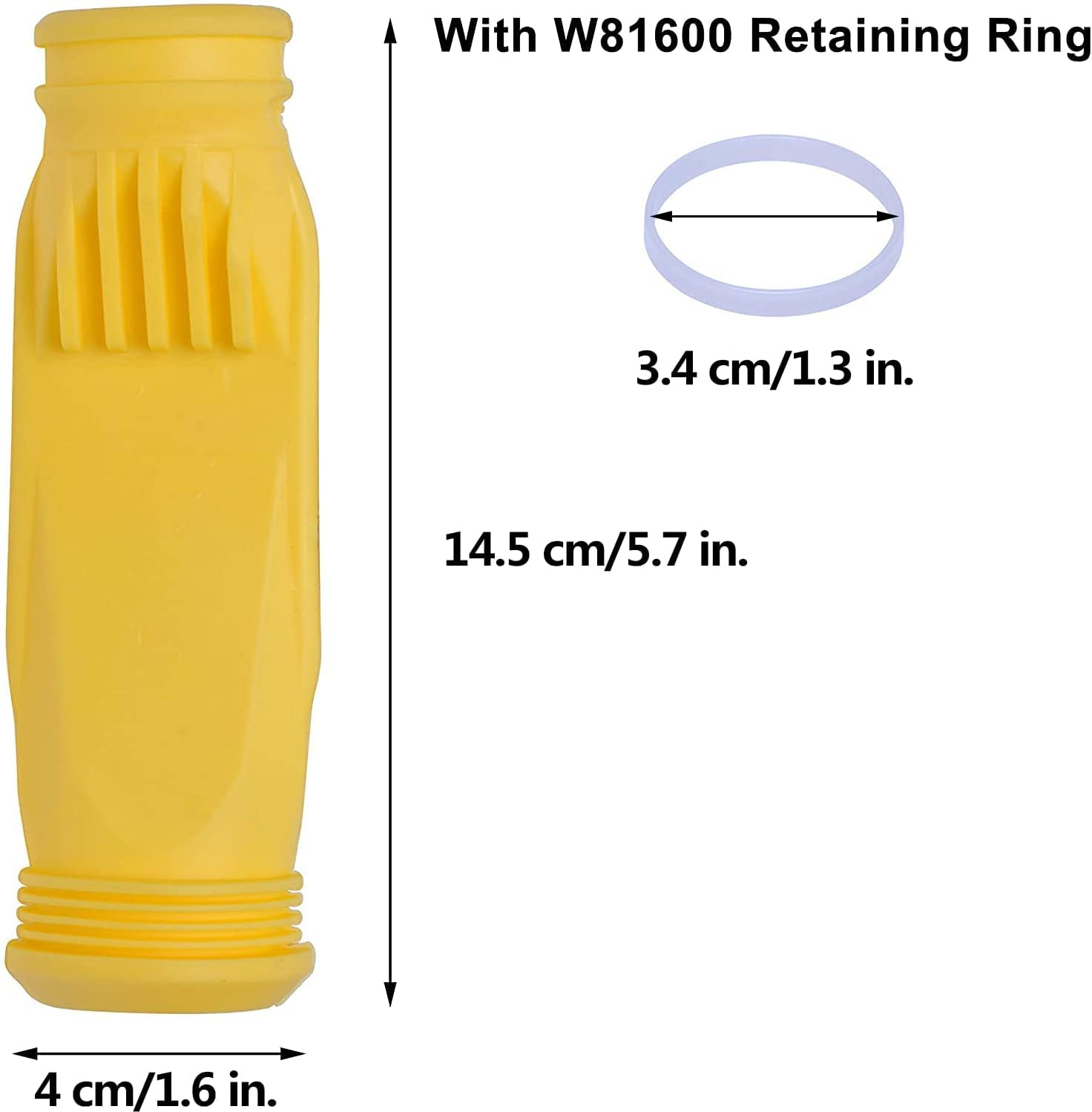 Wadoy W69698 Pool Cleaner Diaphragm Heavy Duty for Zodiac Baracuda G3 G4 with Retaining Ring W81600 (2 Packs Parts)