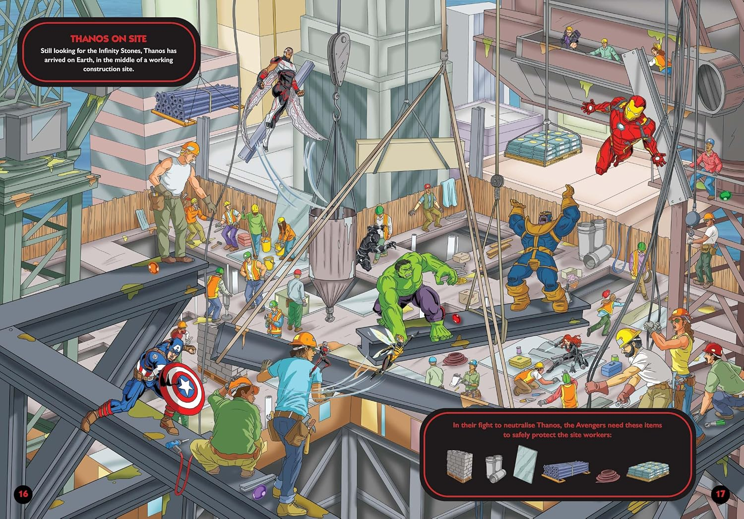 Where Are the Marvel Heroes?: a Search-And-Find Activity Book (Marvel) image number 3