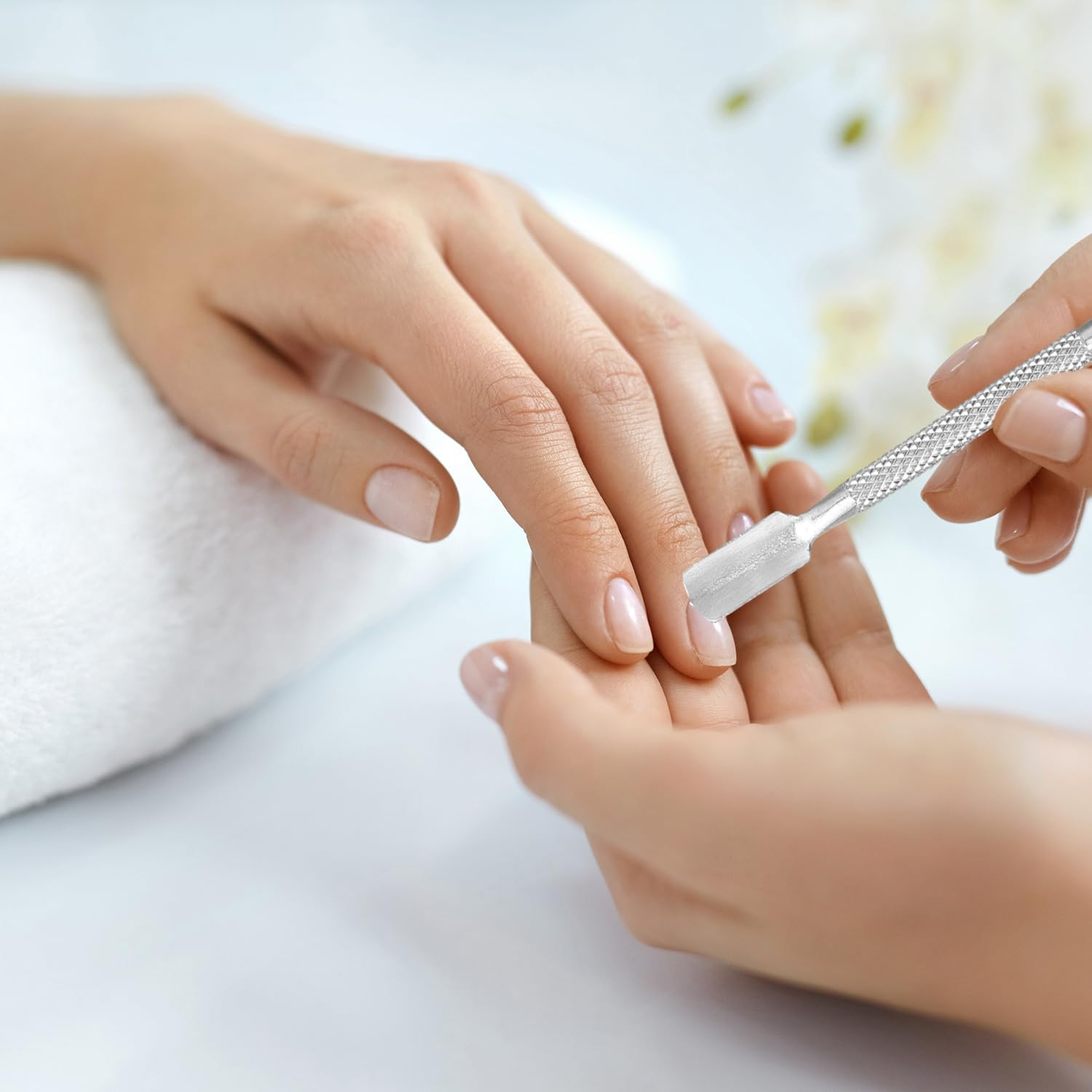 4 Pieces Cuticle Pusher Stainless Steel Cuticle Pusher Professional Nail Pusher Gel Nail Polish Remover Kit Cuticle Pusher for Fingernails and Toenails image number 5