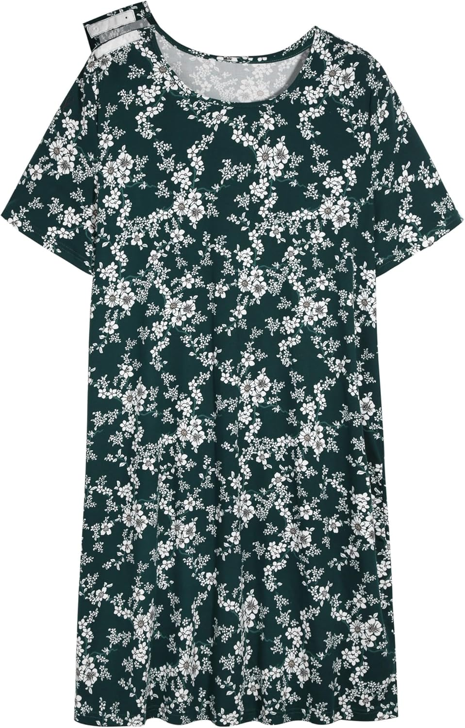 AVIIER Hospital Gowns for Women Open Back Adaptive Clothing Nightgowns Post Shoulder Surgery Dress