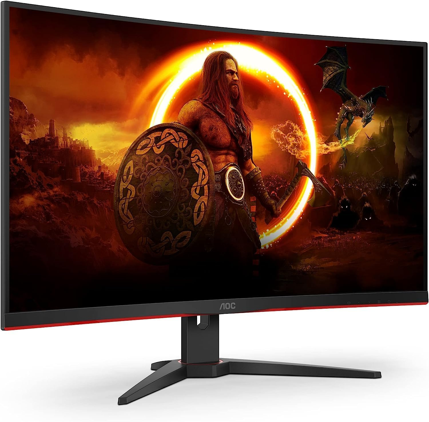 Aoc C32G2ZE 31.5 Inches 1920 X 1080 IPS Ultra Narrow Border Gaming Monitor image number 1