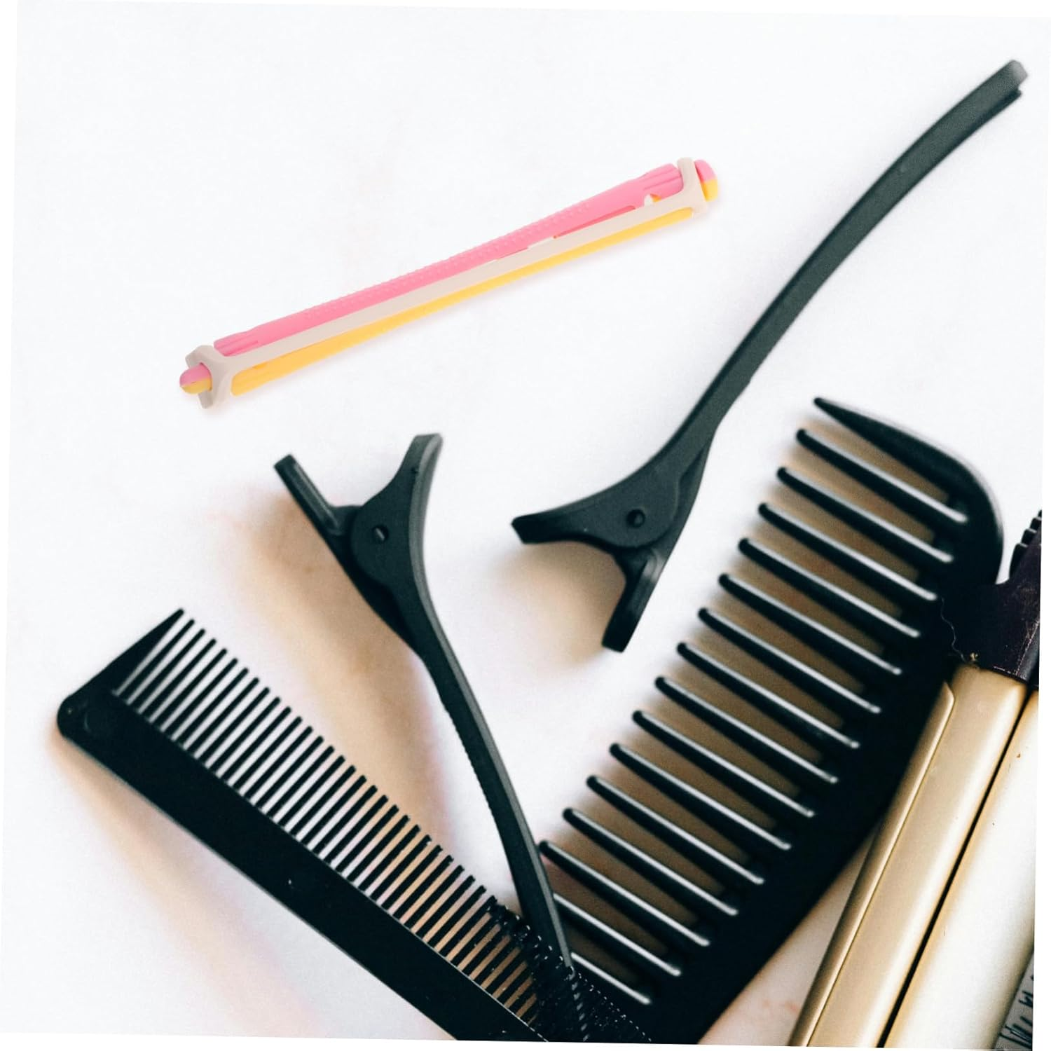 Generic 24Pcs Flexible Perm Rods for Curling Hair Durable Plastic Hair Rollers for DIY Styling Home Hairdressing Essentials Ample Tools for Creating Curls and Waves image number 4